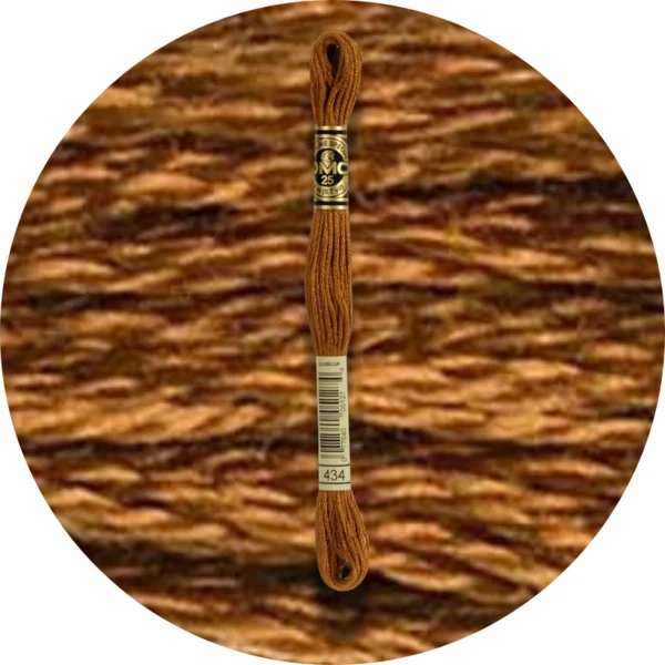 DMC Mouliné Spécial 25 Broderigarn, Ensfarvet, Neutrale nuancer